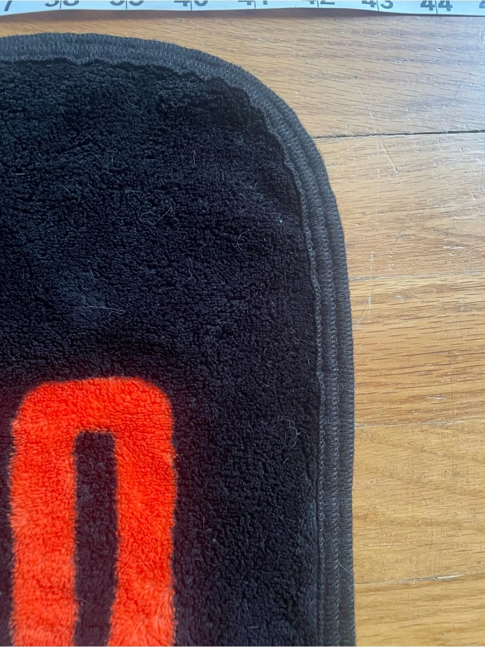 San Francisco Giants Black & Orange Plush Throw
